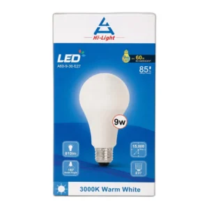 BOMBILLO LED LUZ AMARILLA 9 W